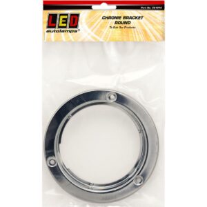 chrome flange for round lamps suit 110 and 113 series rear lamps