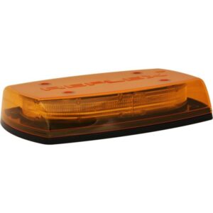 Amber LED Mini Lightbar 12/24V Permanent Mount