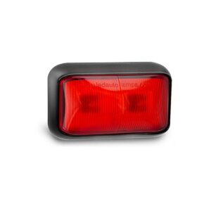 red rear position marker lamp with low profile housing