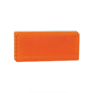 amber reflex reflector box of 50 self adhesive trailer reflectors