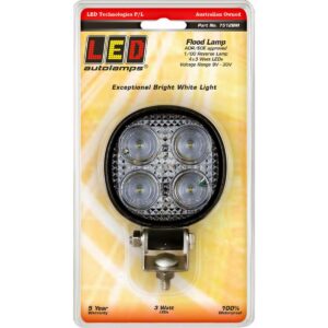 Round work reverse lamp 12W LED trailer reverse light