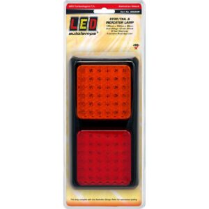 Stop tail indicator LED lamp with black bracket