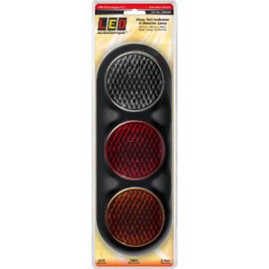 Stop tail indicator reverse LED lamp with coloured lenses