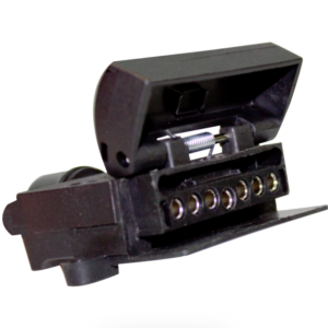 7 pin flat trailer socket with plastic housing