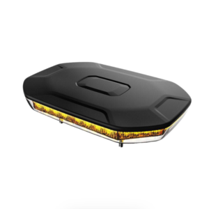 Amber LED mini lightbar stud mount warning beacon