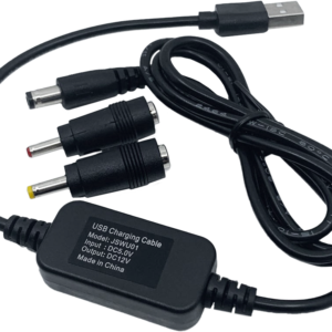 USB beacon charging cable for portable LED warning beacon