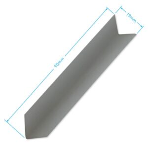 Grey Door Seal Corner Tab for trailer door seal repair