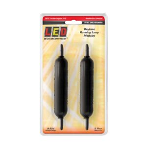 Daytime running lamp modules twin pack with wiring leads