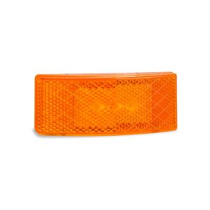 amber LED side marker lamp with built-in reflector
