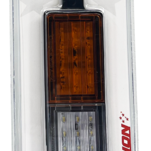 bullbar indicator park LED lamp with amber clear lens and tab mount