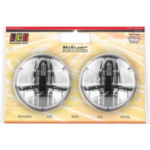 7 inch LED headlight twin pack