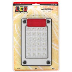 J3 series reverse lamp insert with bracket and clear lens