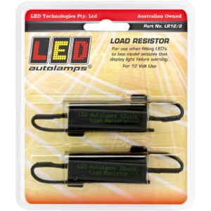 12V load resistor twin pack