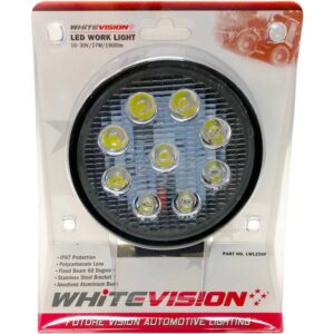 LED work light round flood 27W with adjustable bracket