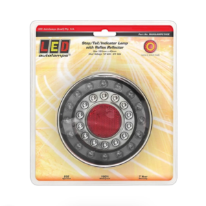 Maxilamp stop tail indicator lamp with clear lens