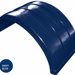 650mm dual wheel truck mudguard in navy blue hard plastic