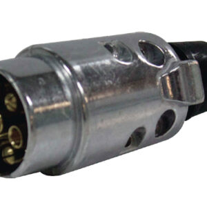 7 pin trailer plug large round metal body