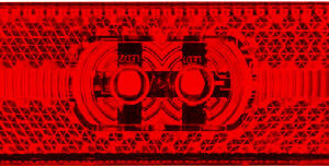 LED rear marker lamp red reflector SM70 Series