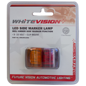 LED side marker lamp red amber blister pack
