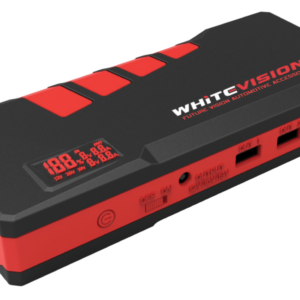 12V jump starter pack with carry case and adaptors