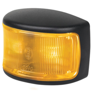 DuraLED cab marker lamp with DT connector and clear amber LED optic