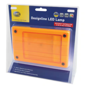 Designline rear direction indicator lamp horizontal LED module with amber lens