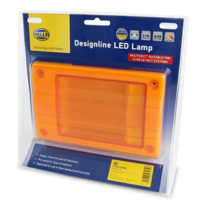 HELLA Designline LED rear indicator module horizontal amber