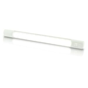 Hella Marine 24V surface mount strip lamp with sealed switch and white LED output
