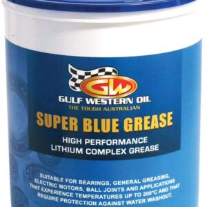 Gulf Western Super Blue Grease 2.5kg blue wheel bearing grease tub