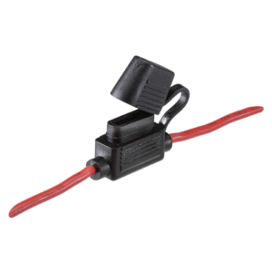 in-line standard blade fuse holder with waterproof cap
