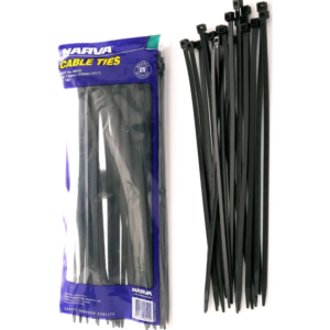 Black Cable Tie 370mm x 7.6mm Narva Pack Of 100