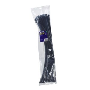 709mm x 9mm black cable ties pack of 100