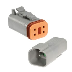 4 way Deutsch connector kit pack of 10 with wedges and size 16 terminals