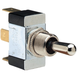 Narva momentary off momentary toggle switch with metal lever and push on terminals