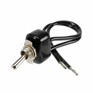 Narva sealed metal SPST Off/On toggle switch with pre-wired leads