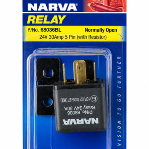 24V 30A 5 pin normally open relay with resistor