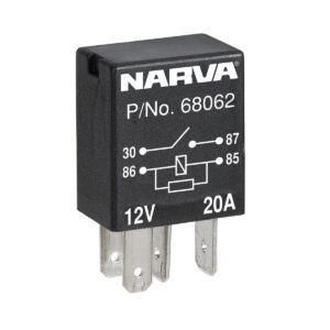 Narva 24V 10A 4 pin normally open micro relay