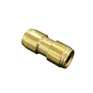 Push-in double union 1/2 air fitting for nylon tube