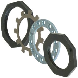 common axle nut kit for heavy trailer wheel end service