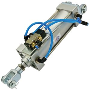 double acting air tailgate cylinder with 16mm clevis