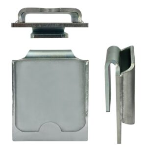 Clip On Coaming Pocket Extension zinc plated trailer gate pocket