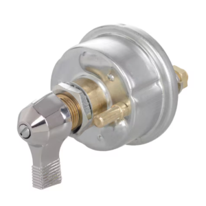 Battery master lockout switch 4 pole with lockable handle