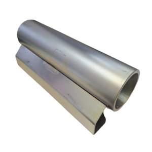 Pipe mount light bracket drilled tapped welded zinc plated for trailer lighting
