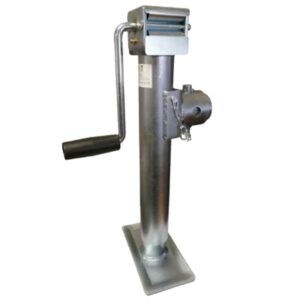 Side wind jockey leg 1590kg with 57mm round tube mount