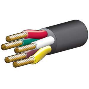 5 core 4mm trailer cable 30m roll