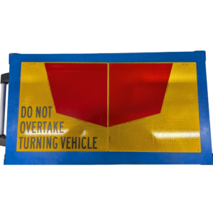 400mm x 400mm DNOTV sign pair aluminium Class 1 reflective