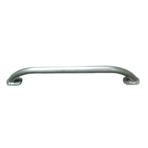 Alloy tipper grab handle step with brackets for trailer body access