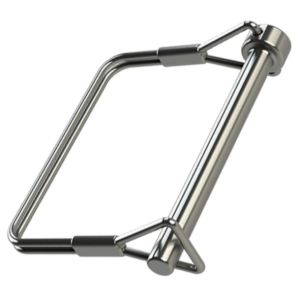 1/4" snapper pin zinc plated for trailer coupling hardware