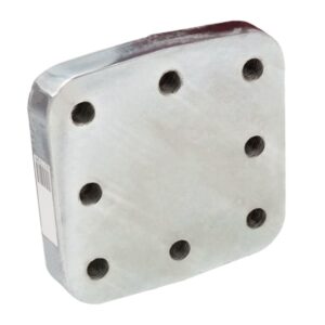 drawbar weld in plate for 50mm flanged drawbar eye