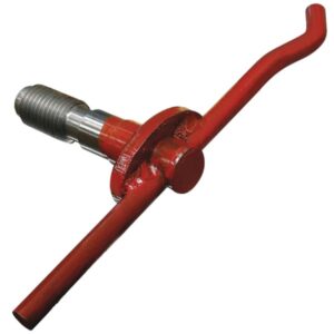 Bartlett clamping bolt with handle for 127mm coupling